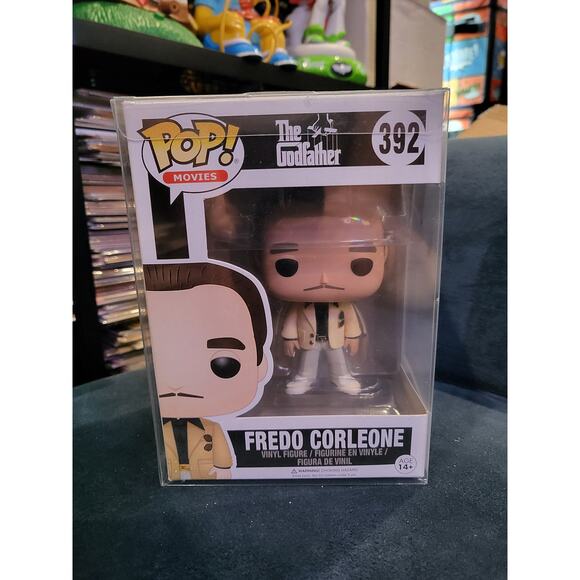 2017 Funko Pop Movies The Godfather Fredo Corleone #392 Vaulted & Protected - Picture 1 of 6
